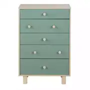 Automn - Chiffonier 5 tiroirs bicolore