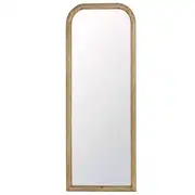 FAKI - Grand miroir rectangulaire en bois de manguier, 60x162 cm