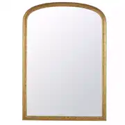 DEMYR - Grand miroir rectangulaire à moulures dorées 120x170