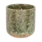 WOODS - Bougie parfumée en céramique verte