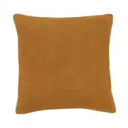 BERJA - Coussin tissé bronze 45x45