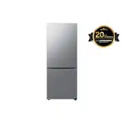Réfrigérateur combiné grande largeur Inox