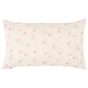 Suzan - Coussin en coton biologique et imprimé tricolore 25x40