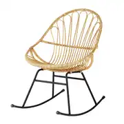 Pétunia - Fauteuil à bascule en rotin