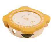 Bonheur - Tambourin à motifs multicolores