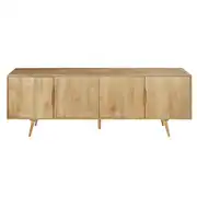 Buffet vintage 4 portes en bois de manguier massif L200