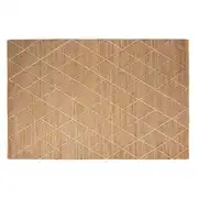 Garret - Tapis tissé en jute avec tresses 200x300