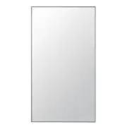 Leonardo - Grand miroir rectangulaire noir, 90x160 cm