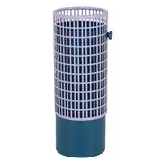 ANABELA - Vase en fer bleu marine et parme H23