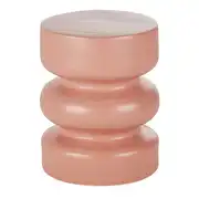 JOSEPH - Bout de canapé en grès vieux rose