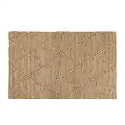 GARRET - Tapis en jute tissé avec tresses 120x180