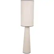 CANABASSAS - Lampadaire en polyester recyclé beige et liseré noir H140