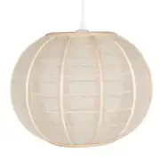 Assouana - Suspension en bambou beige D35