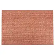 Anthea - Tapis d'extérieur tissé terracotta 160x230