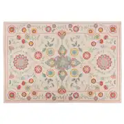 Helie - Tapis d'extérieur écru et motifs multicolores 160x230