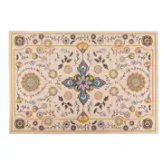 Helie - Tapis d'extérieur beige et motifs multicolores 160x230