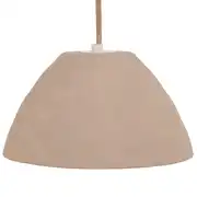 Strone - Suspension en céramique beige H105
