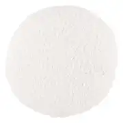 FIODOR - Coussin rond bouclette blanc D40