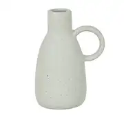 LUCIEN - Vase en grès vert d'eau H12