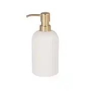 Maona - Distributeur de savon en grès blanc