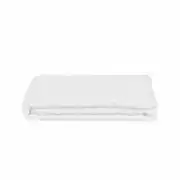 Serviette de toilette en coton biologique blanc 50x90