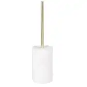 Bourgeoisie - Brosse de toilette en faïence blanche