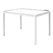 Pergola autoportante aluminium Athénaïs blanche 300x405 cm
