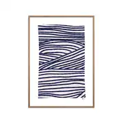 Affiche "Scape" Cadre en Chêne - 30x40 cm